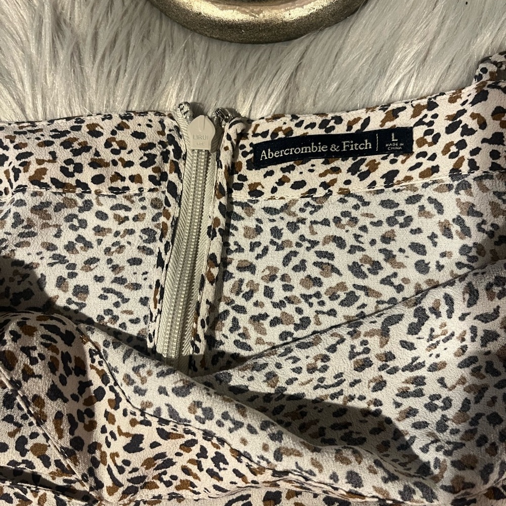 Abercrombie and Fitch Leopard Print Sleeveless Dress - Picture 4 of 7